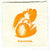Mini Letterpress Cards from Le Vocabulaire Illustré Note Card Papillon Press Pamplemouse - orange 