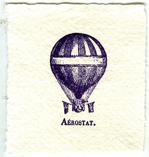 Mini Letterpress Cards from Le Vocabulaire Illustré Note Card Papillon Press 