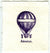 Mini Letterpress Cards from Le Vocabulaire Illustré Note Card Papillon Press Hot Air Balloon - violet purple 