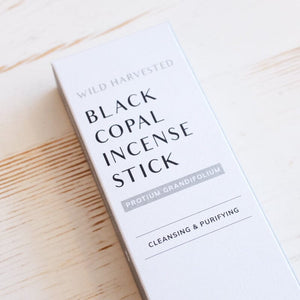 Incense sticks- Black Copal Incense Papillon Press 