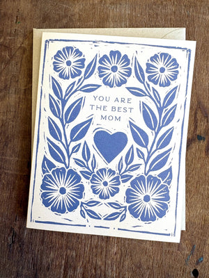 "You are the Best Mom" Greeting Card Greeting Card Katharine Watson 