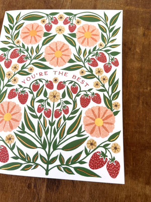 "You're The Best," Greeting Card Greeting Card Katharine Watson 