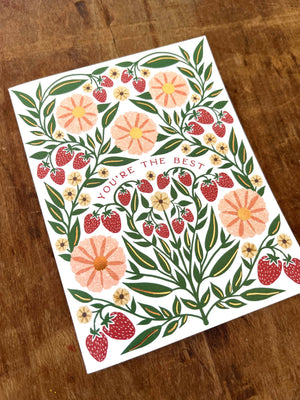 "You're The Best," Greeting Card Greeting Card Katharine Watson 