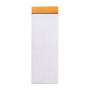 Rhodia Classic Notepad 3 x 8.25 Exaclair 3" x 8.25" Orange GRAPH 