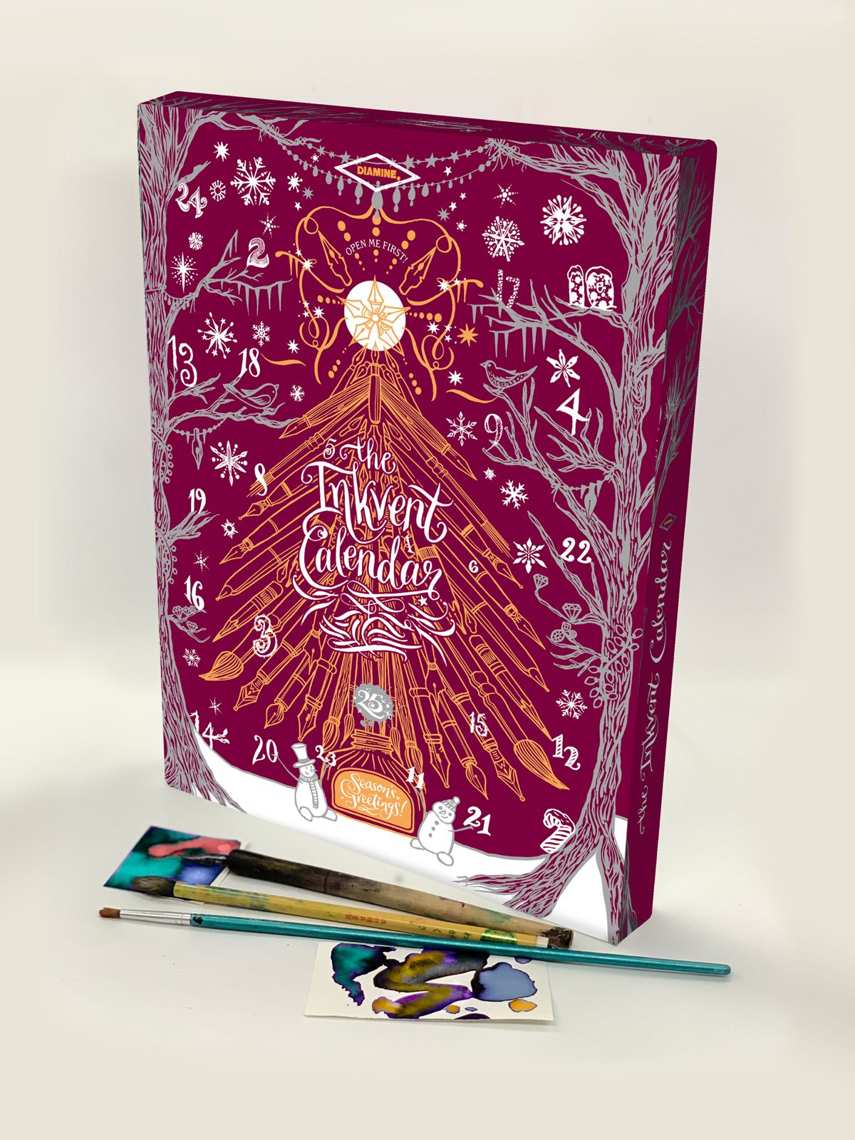 Diamine Inkvent: 2026 Burgundy Edition