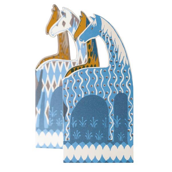 Special Card Horses Cambridge Imprint 