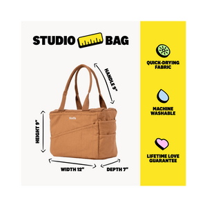 Soolla Studio Bag, Cinnamon, Pottery Tool Bag