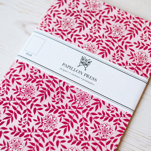 Limited Edition Letterpress Notebook: American Victorian Block Printed Notebook Papillon Press 