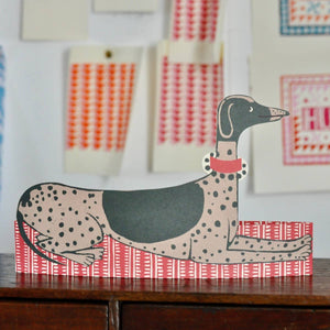 Giant Mantelpiece Menagerie Card: The Dog Greeting Card Cambridge Imprint 