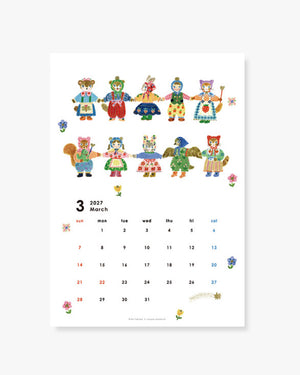 2027 Wall Calendar - Aiko Fukawa