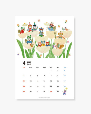 2027 Wall Calendar - Aiko Fukawa