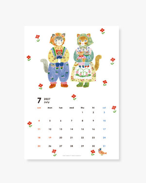 2027 Wall Calendar - Aiko Fukawa