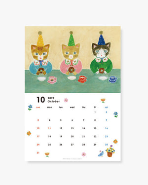 2027 Wall Calendar - Aiko Fukawa