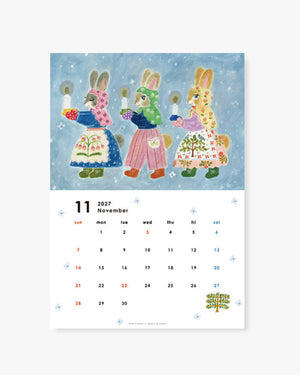 2027 Wall Calendar - Aiko Fukawa