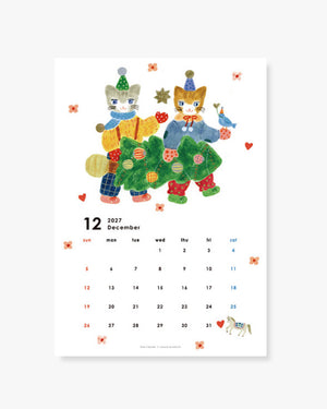 2027 Wall Calendar - Aiko Fukawa