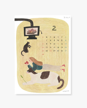 2027 Wall Calendar - Necktie