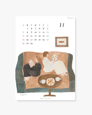 2027 Wall Calendar - Necktie