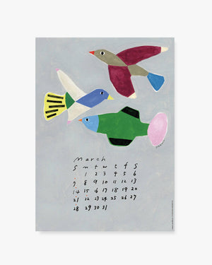 2027 Wall Calendar - Subikiawa