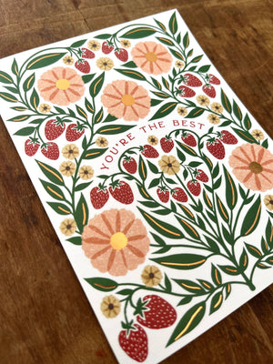"You're The Best," Greeting Card Greeting Card Katharine Watson 