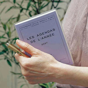 2027 Weekly Diary Poche A6 Block Planner Hightide 