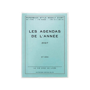 2027 Weekly Diary Poche A6 Block Planner Hightide Mint 