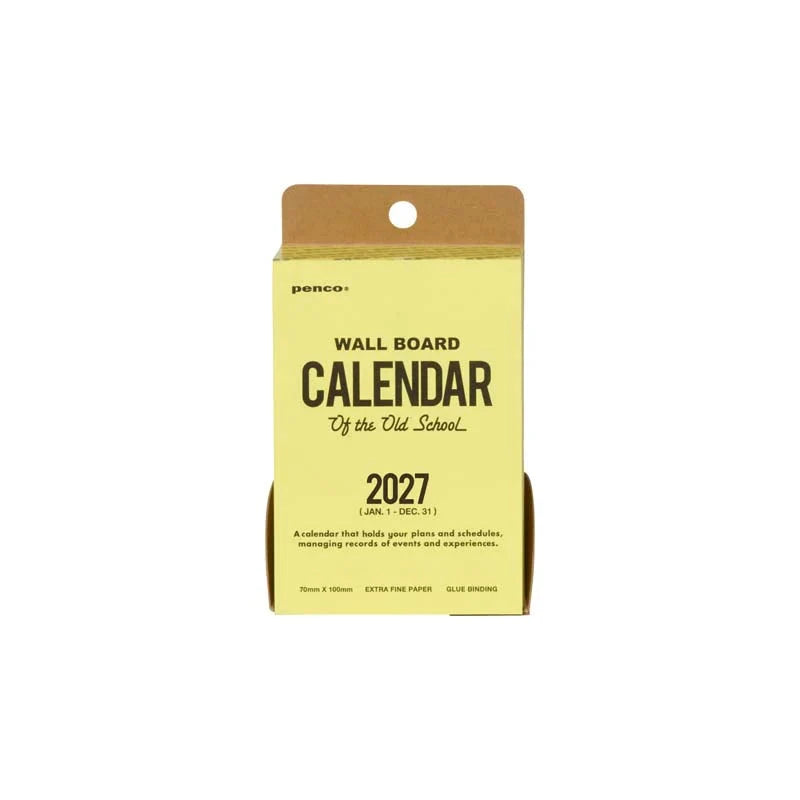 2027 Memo Block Calendar Planner Penco 