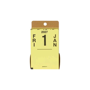 2027 Memo Block Calendar Planner Penco 