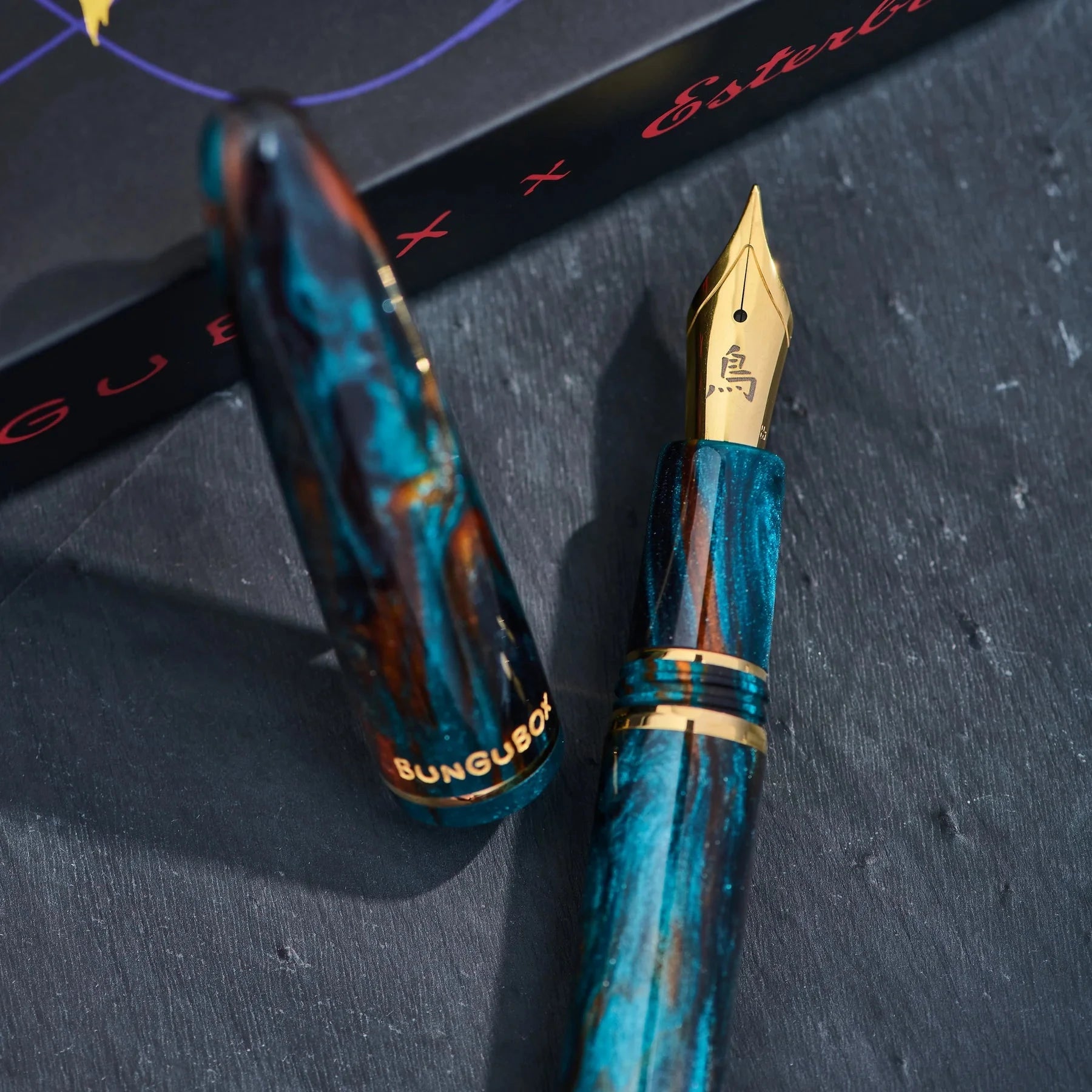 Esterbrook x BUNGUBOX Kingfisher Edition Estie Fountain Pen Esterbrook 