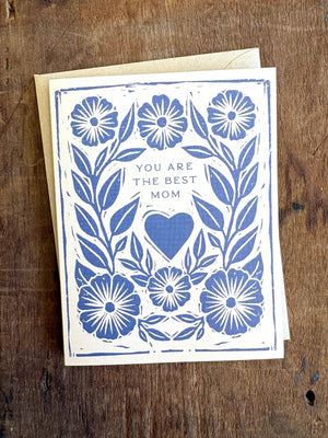 "You are the Best Mom" Greeting Card Greeting Card Katharine Watson 