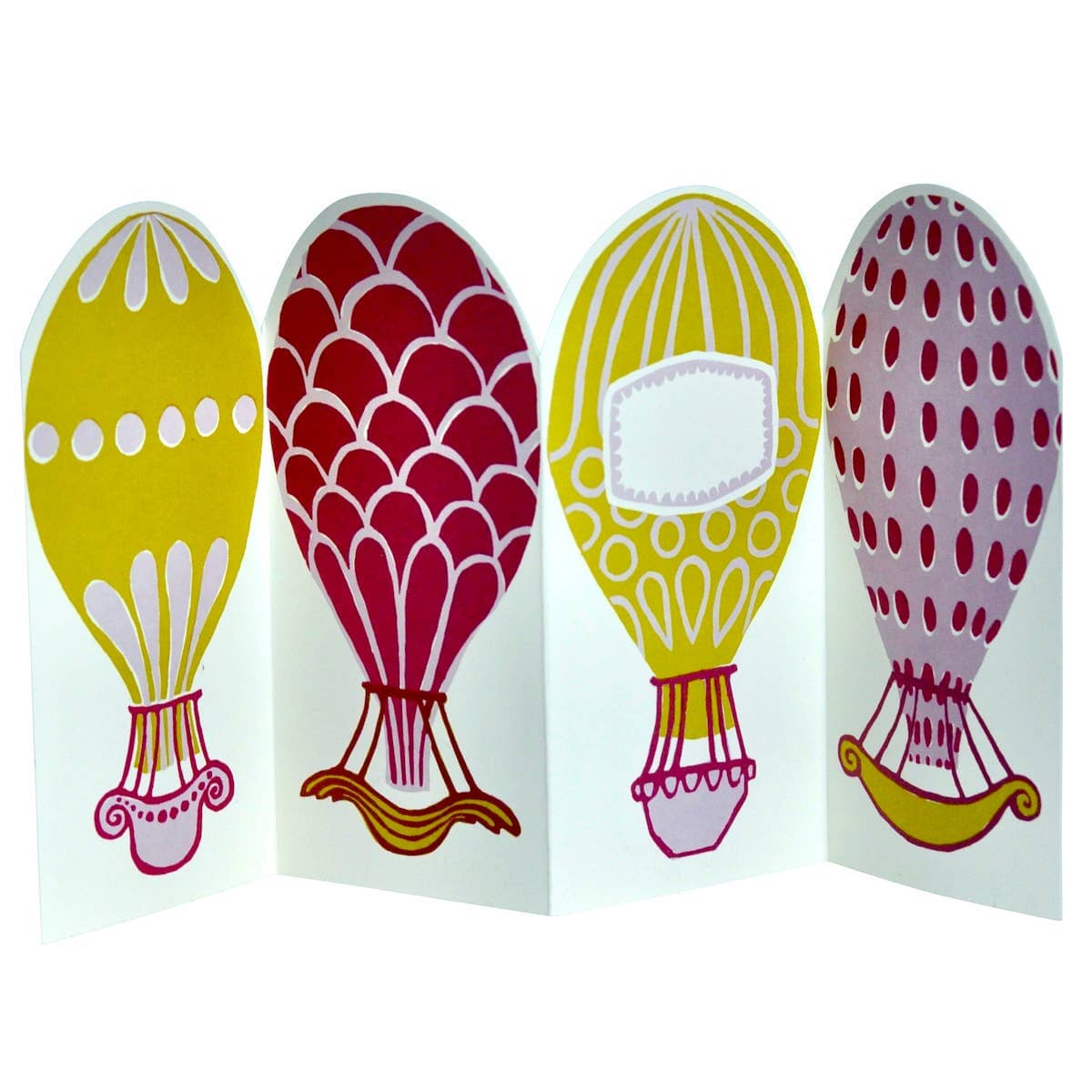 Special Card Hot Air Balloons Cambridge Imprint 