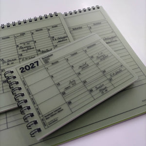 Notebook Calendar 2027 – Monthly Planner with Notes B7, XS Planner MARK'S Inc. 