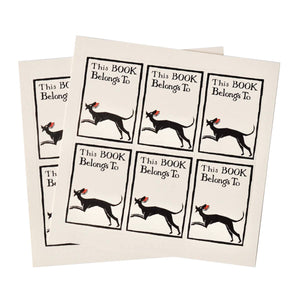 Twelve Bookplates Dog