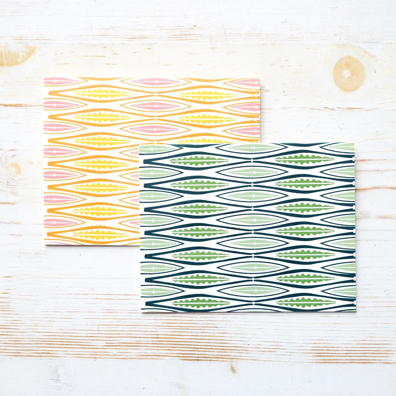 Abstract Leaves Greeting Card Greeting Card Papillon Press 