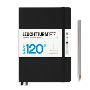 120g Notebook Edition, Medium, 203 p. Notebook LEUCHTTURM1917 Black Plain 