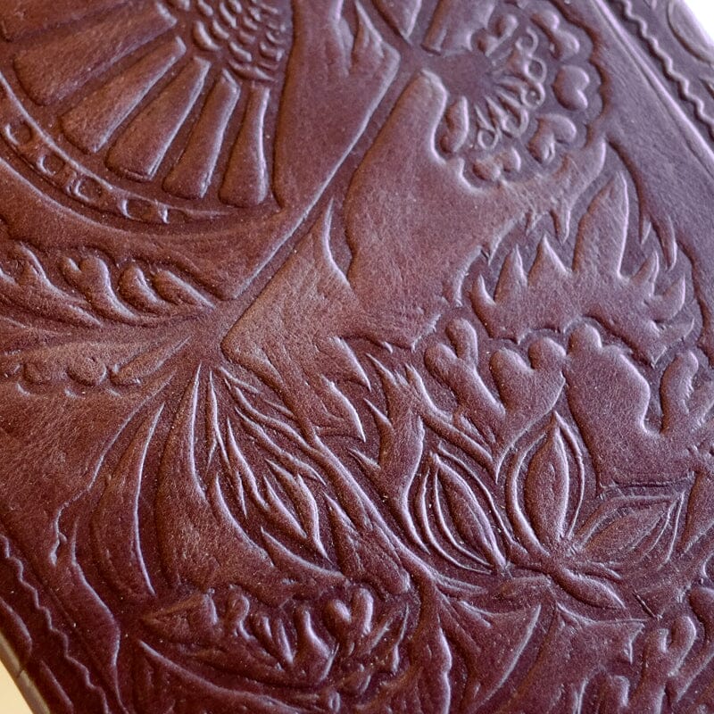 French Ribbons Leather Journal Journal Papillon Press 