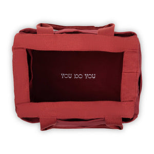 Soolla Studio Artist Bag, Sangria, Knitting Crochet Yarn Bag