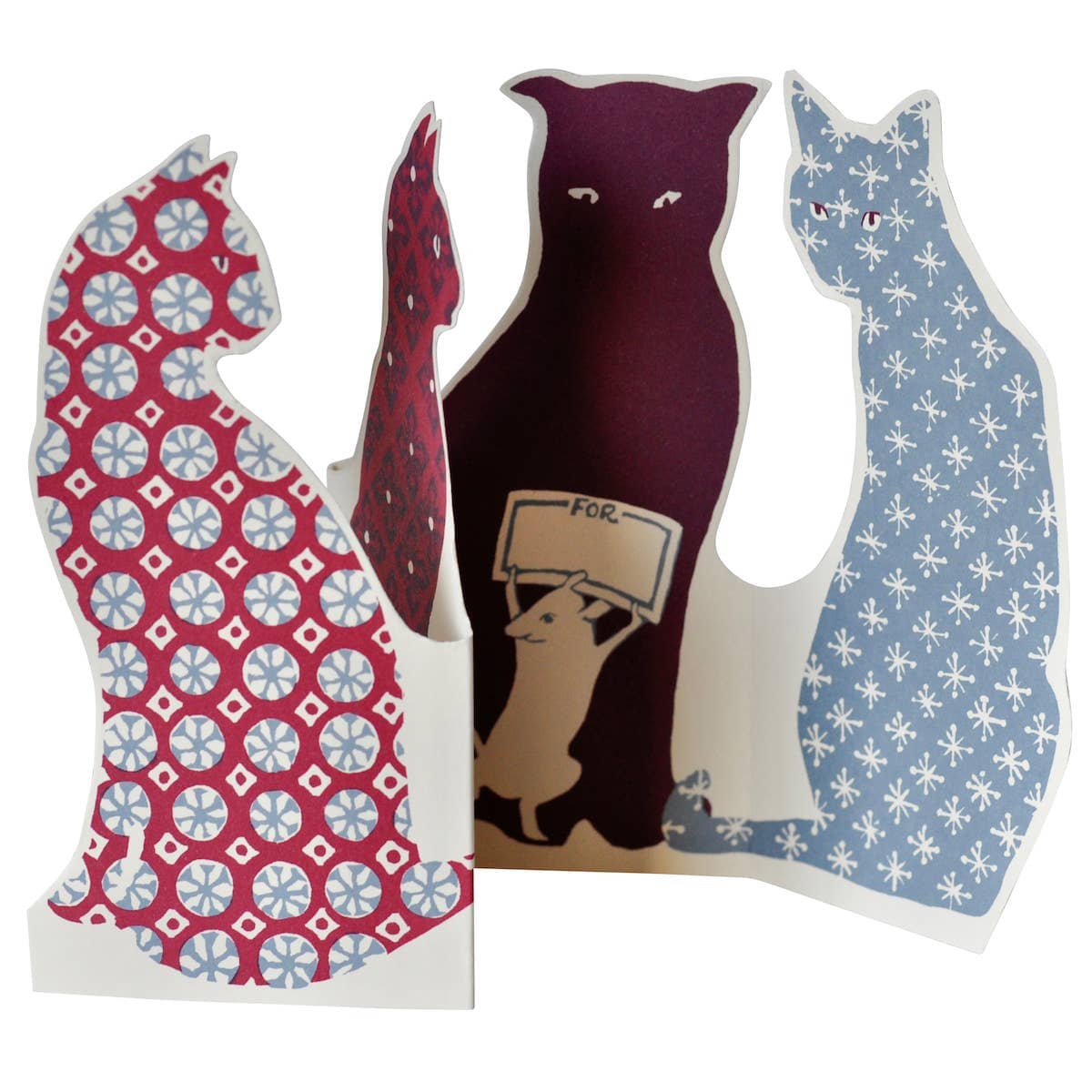 Special Card Calico Cats Cambridge Imprint 