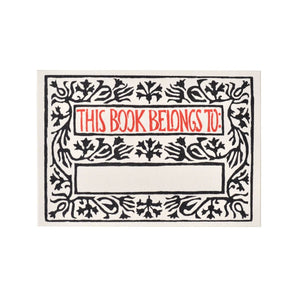 Twelve Bookplates Arabesque Border
