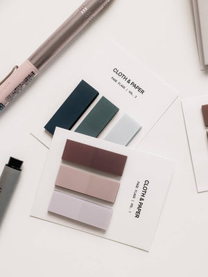 Rectangular Page Flag Trio
