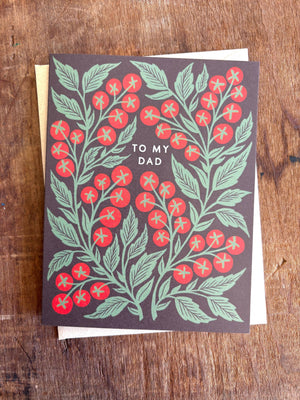 "To My Dad" Greeting Card Greeting Card Katharine Watson 