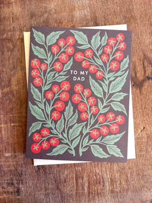 "To My Dad" Greeting Card Greeting Card Katharine Watson 