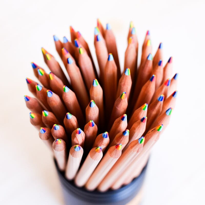 7-in-1 Rainbow Colored Pencils Colored Pencil Papillon Press 