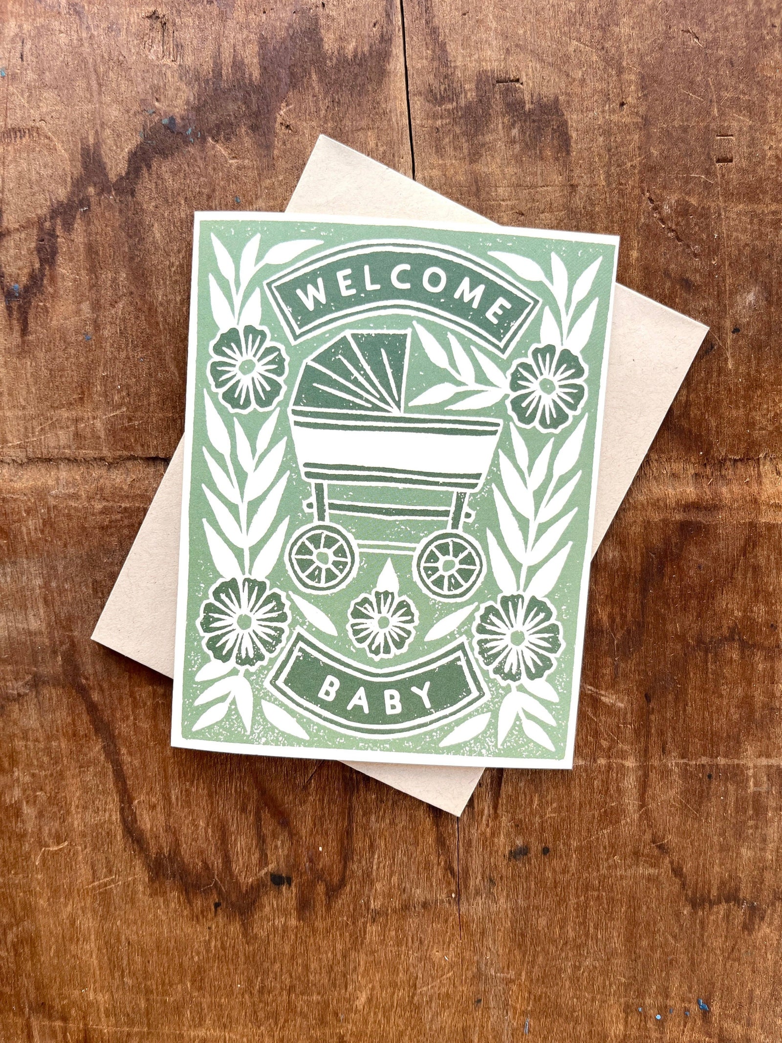 "Welcome Baby," Greeting Card Greeting Card Katharine Watson 