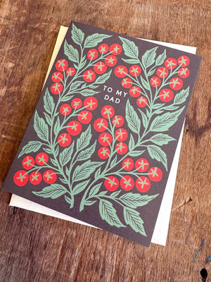 "To My Dad" Greeting Card Greeting Card Katharine Watson 