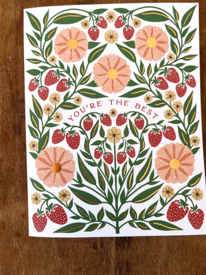 "You're The Best," Greeting Card Greeting Card Katharine Watson 