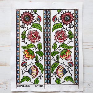 French Ribbons Hand-Painted Print Art Print Papillon Press 