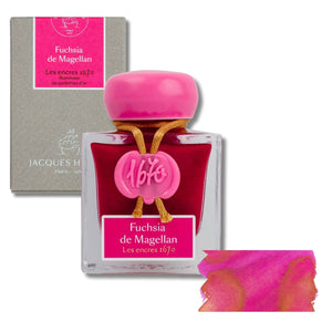 Herbin 1670 Anniversary Inks With Gold Shimmer Bottled Ink Exaclair fuchsia de Magellan 
