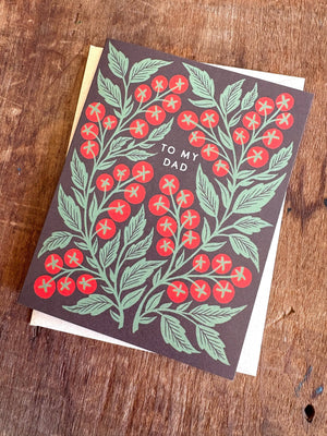"To My Dad" Greeting Card Greeting Card Katharine Watson 
