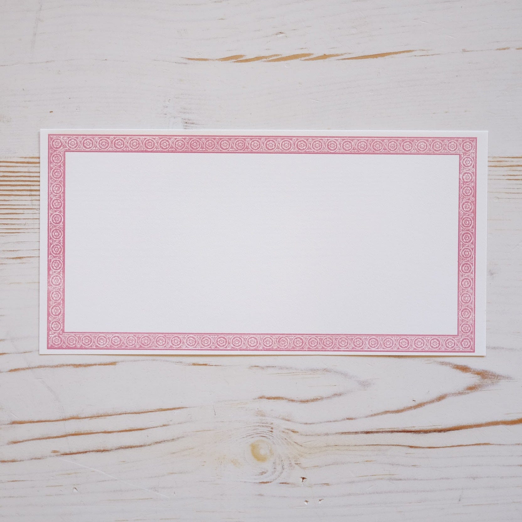 Letterpress Writing Stationery - Small Writing Stationery Papillon Press Pink Floral 