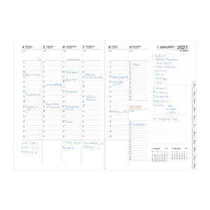B6 Weekly Vertical Planner(Hourly Layout Oct 2026–Dec 2027) Planner MARK'S Inc. 